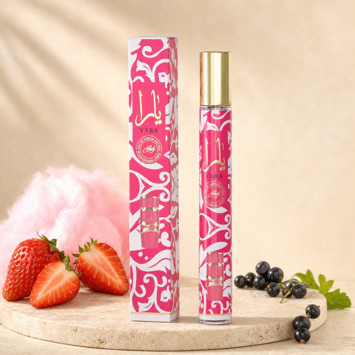 Yara Candy, vaporisateur 35 ml et son étui