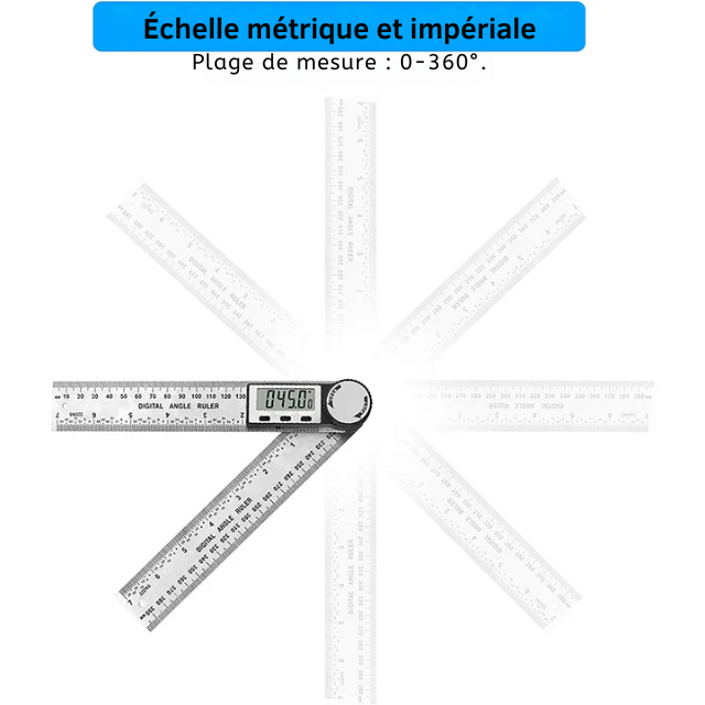 📐Règle d'angle à affichage numérique📏