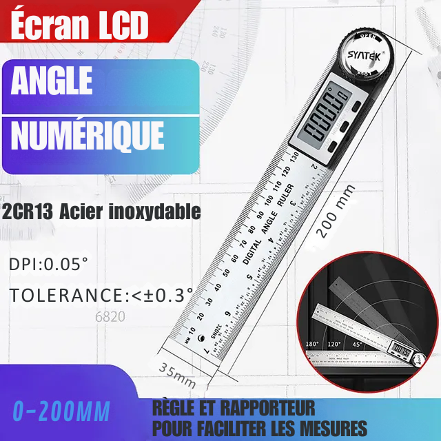 📐Règle d'angle à affichage numérique📏