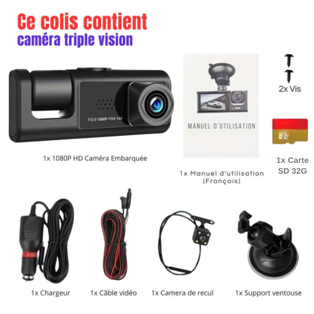 🤩 Caméra Dash Cam Pro HD pour Voiture 🚗