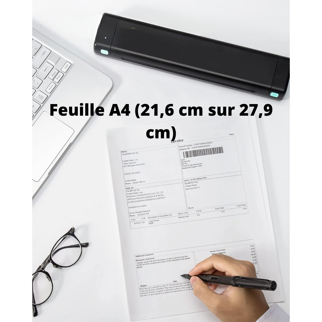 Imprimante sans encre + 1 paquet de 200 feuilles - En Stock - MC ECOM Tahiti