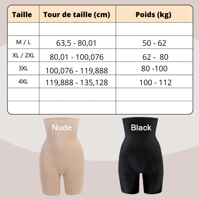 Pantalon de lifting du ventre et des hanches - En stock - MC ECOM Tahiti