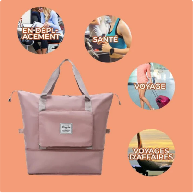 Sac de voyage pliable de grande capacité🤩👜- En Stock - MC ECOM Tahiti