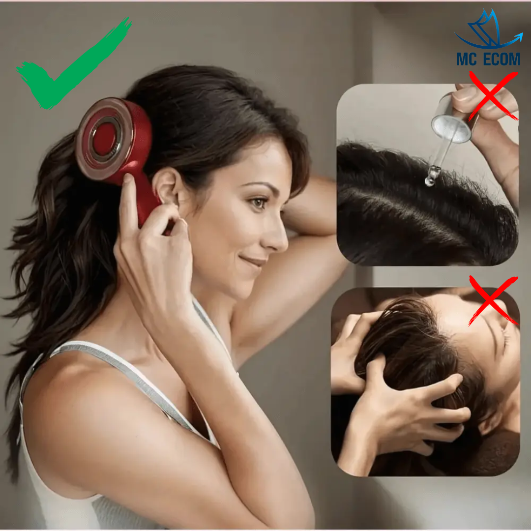 CapiGlow BREO • Brosse massante pour cuir chevelu