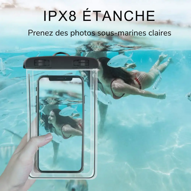 🌊 Pochette Étanche Universelle pour Téléphone - Sécurité et Clarté sous l'Eau 📱