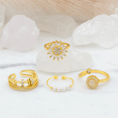 Coffret Trésor Intemporel ✨4 bagues bien être + 1 boîte offerte